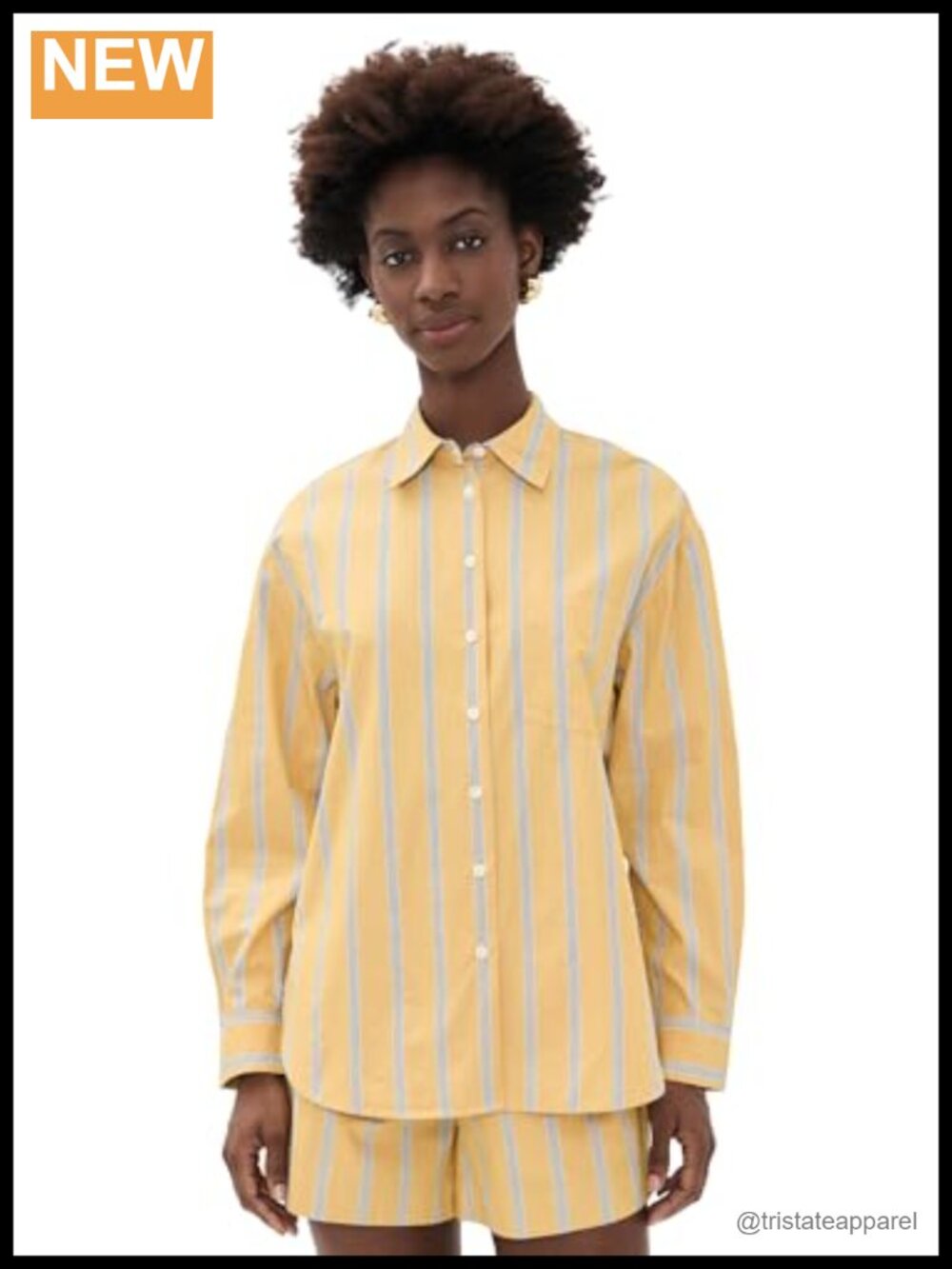 Madewell Women's Easy Shirt Washed Poplin Long Sleeve Button Front Cotton